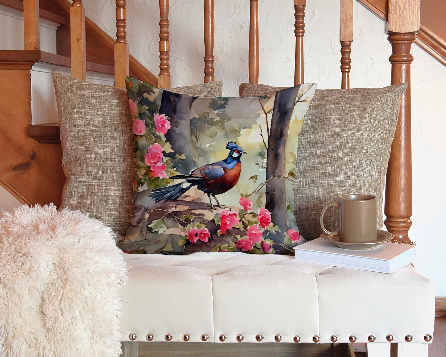 Pheasant Throw Pillow