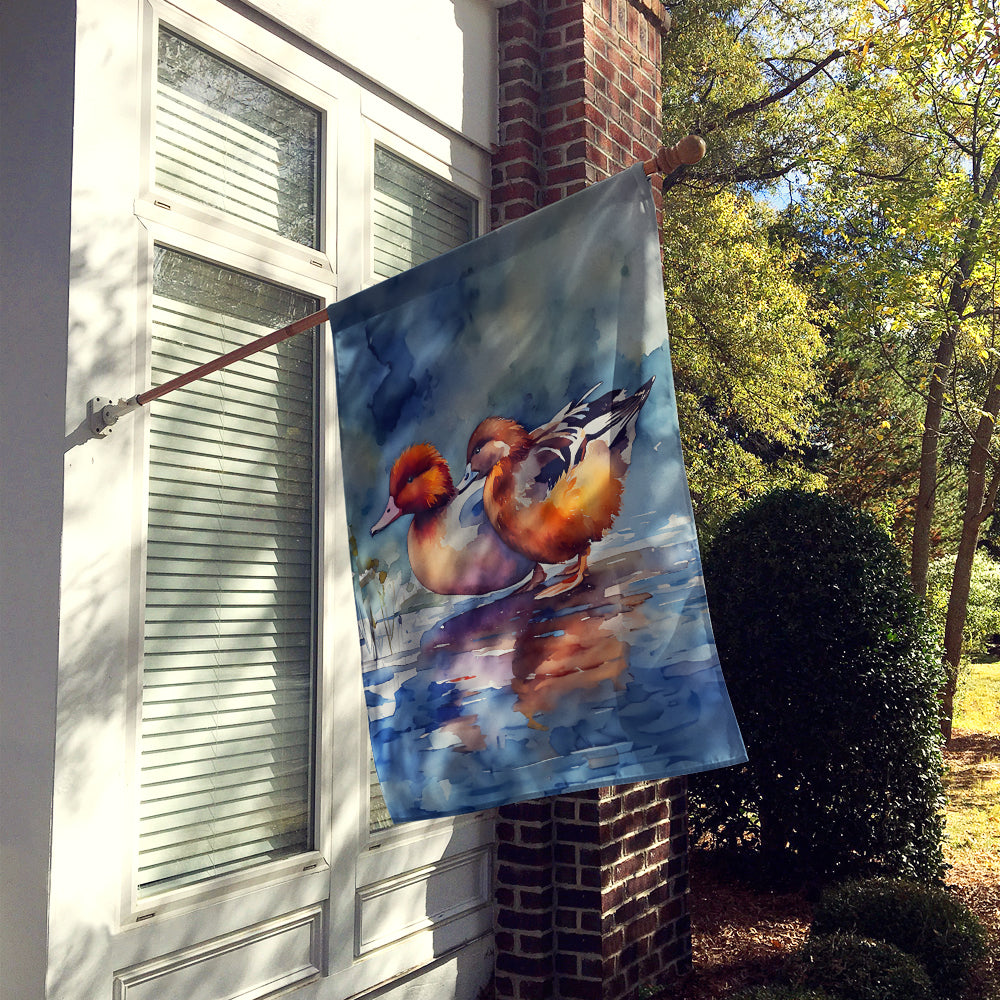 Redhead Duck House Flag