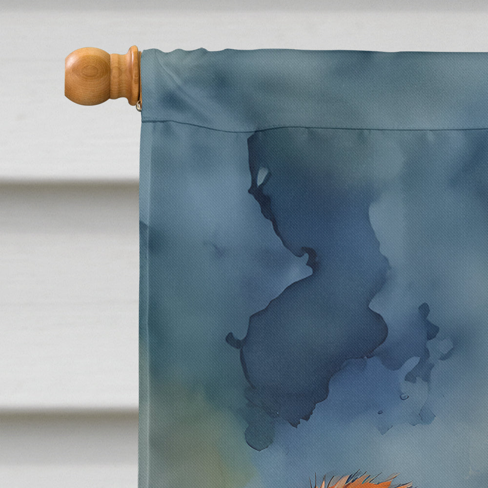 Redhead Duck House Flag