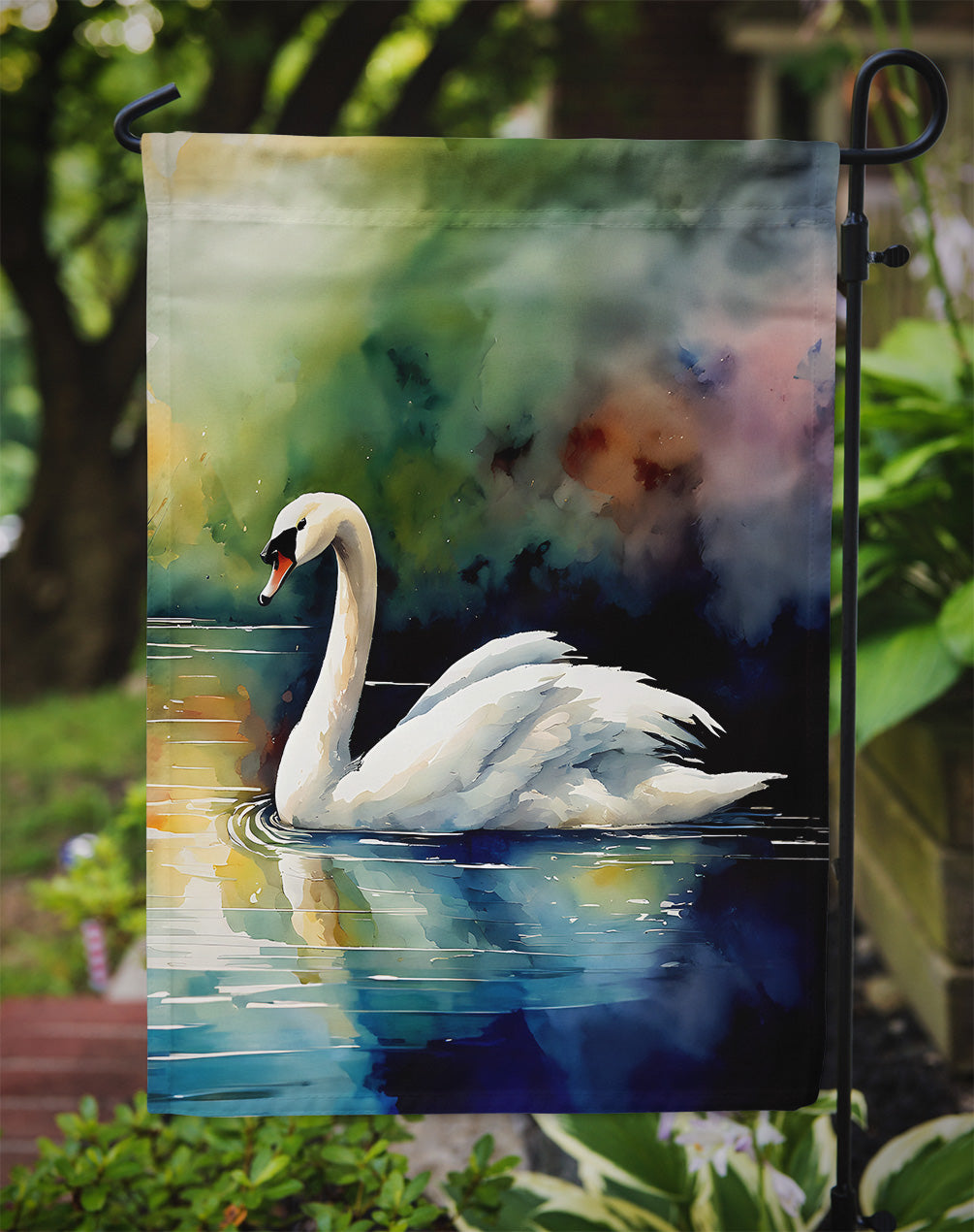 Swan Garden Flag