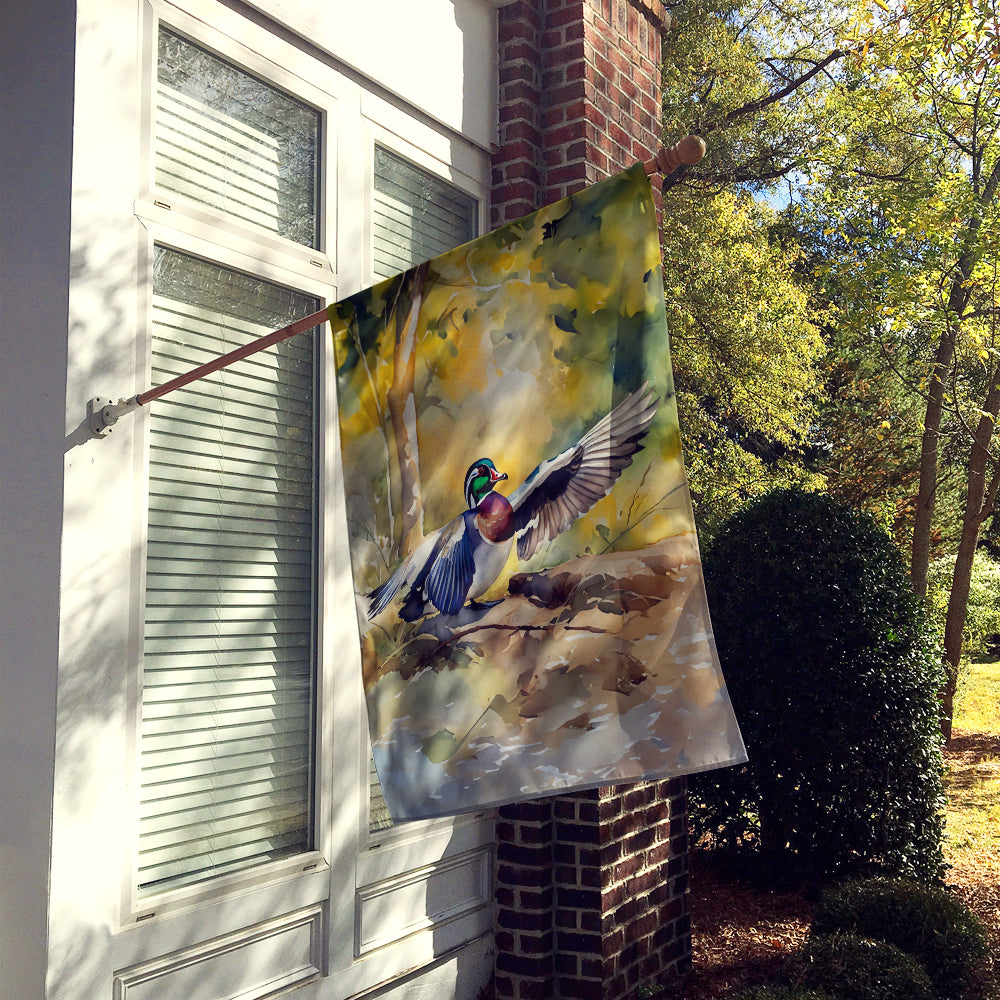 Wood Duck House Flag