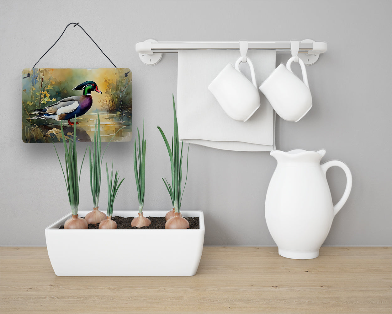 Wood Duck Wall or Door Hanging Prints