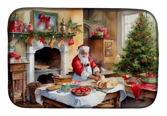Buy this Cookies with Santa Claus Dish Drying Mat