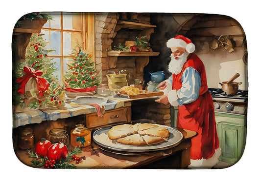 Buy this Cookies with Santa Claus Dish Drying Mat