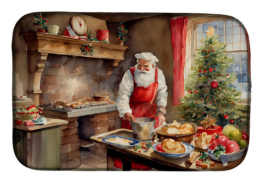 Buy this Cookies with Santa Claus Dish Drying Mat