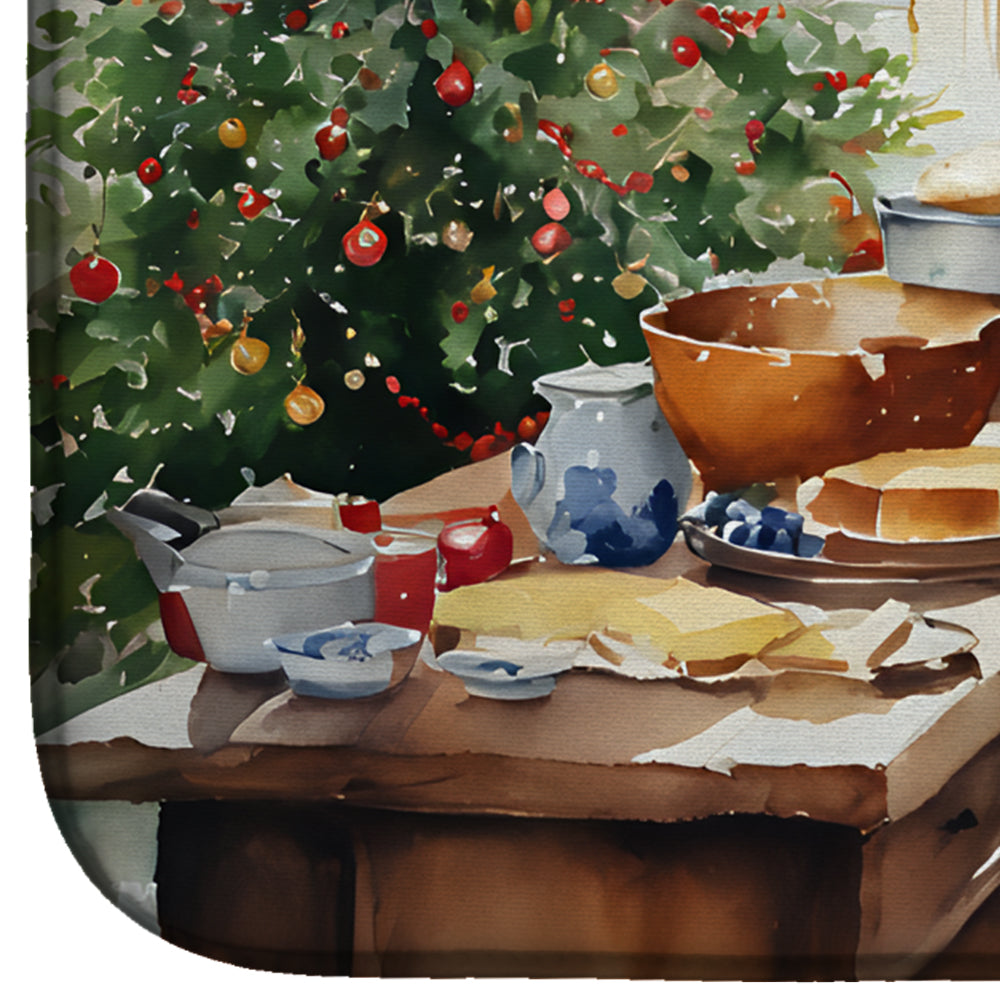 Cookies with Santa Claus Weihnachtsmann Dish Drying Mat