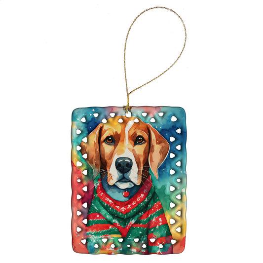 Buy this Beagle Christmas Porcelain Ornament