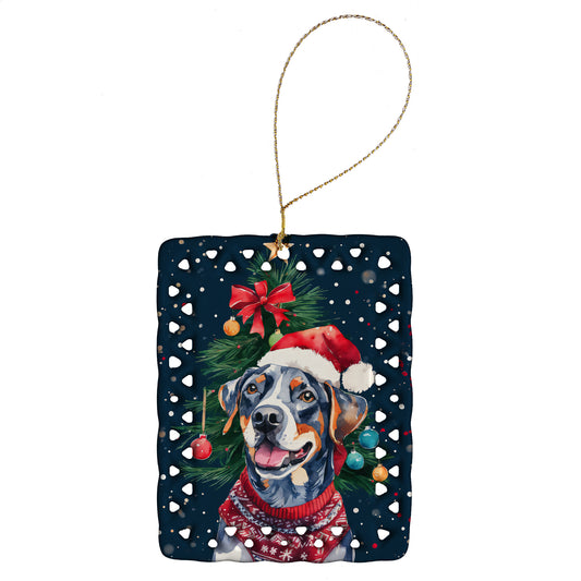 Buy this Catahoula Christmas Porcelain Ornament