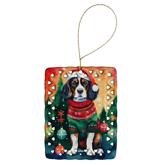 Buy this Cavalier Spaniel Christmas Porcelain Ornament