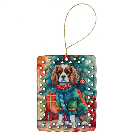 Buy this Cavalier Spaniel Christmas Porcelain Ornament