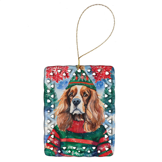 Buy this Cavalier Spaniel Christmas Porcelain Ornament