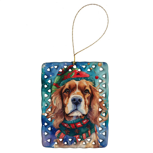 Buy this Cavalier Spaniel Christmas Porcelain Ornament