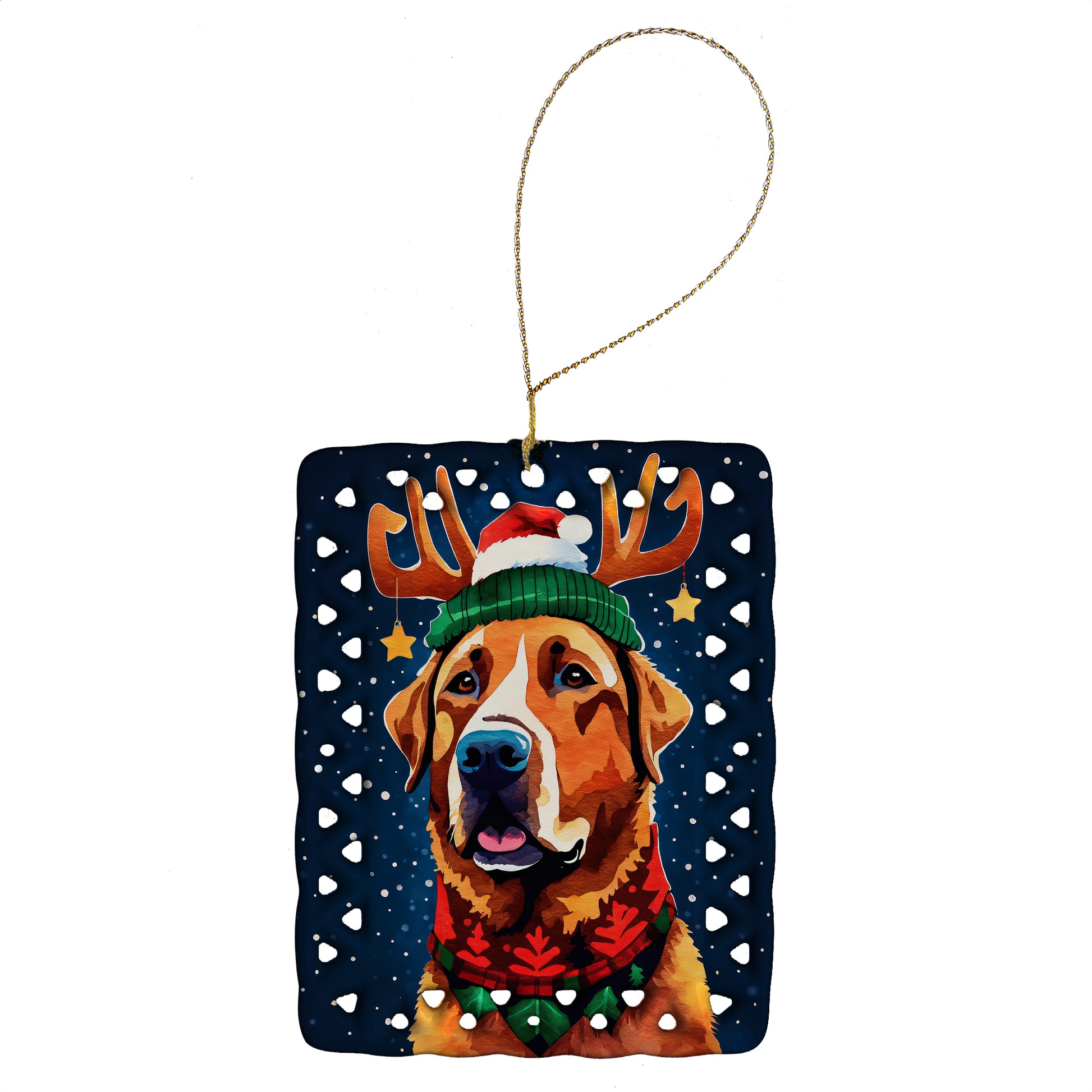 Buy this Chesapeake Bay Retriever Christmas Porcelain Ornament