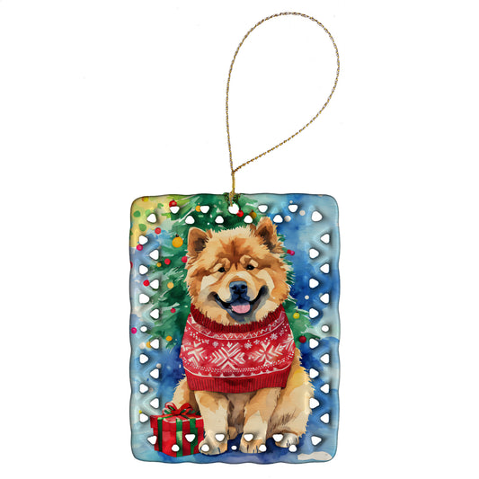 Buy this Chow Chow Christmas Porcelain Ornament