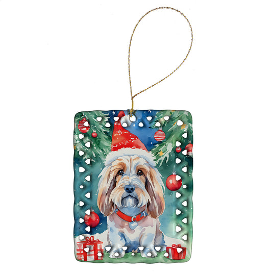 Buy this Petit Basset Griffon Vendeen Christmas Porcelain Ornament