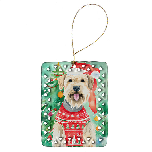 Buy this Wheaten Terrier Christmas Porcelain Ornament