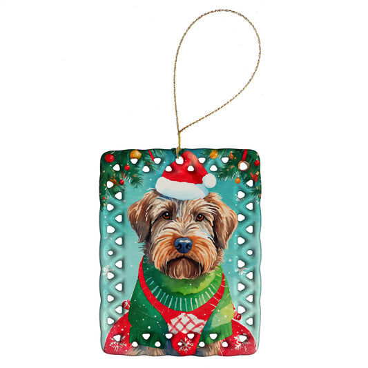 Buy this Wirehaired Pointing Griffon Christmas Porcelain Ornament