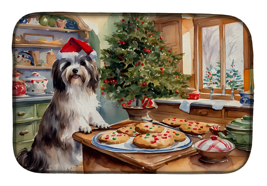 Buy this Havanese Christmas Cookies Dish Drying Mat