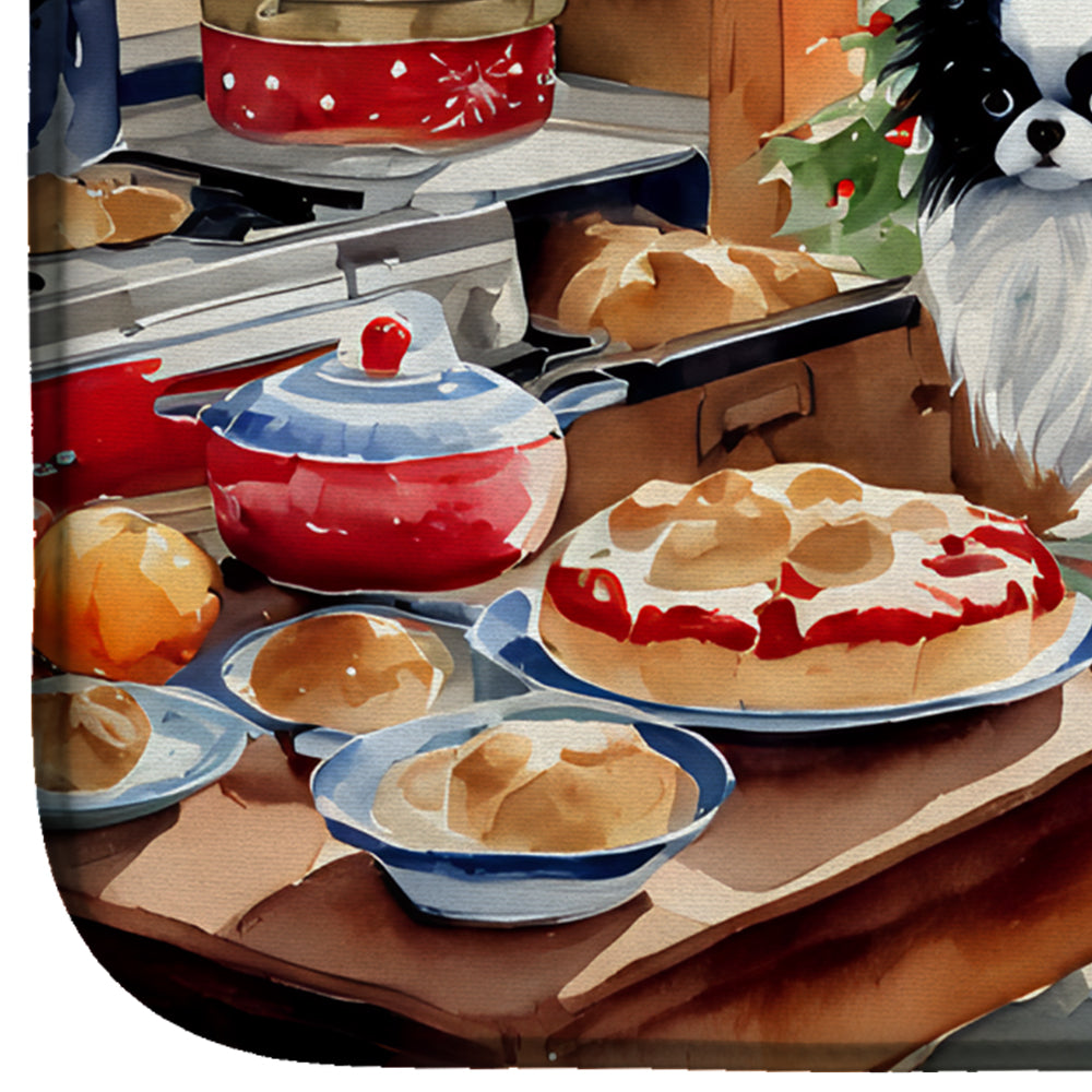 Japanese Chin Christmas Cookies Dish Drying Mat