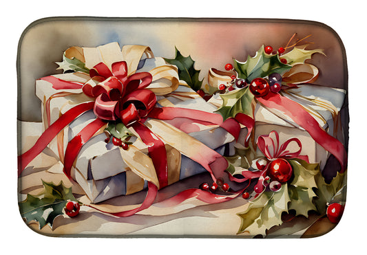 Buy this Christmas Bows & Ribbons Dish Drying Mat