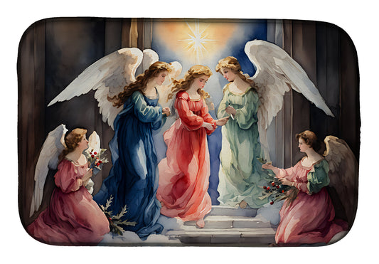 Buy this Christmas Angels Dish Drying Mat