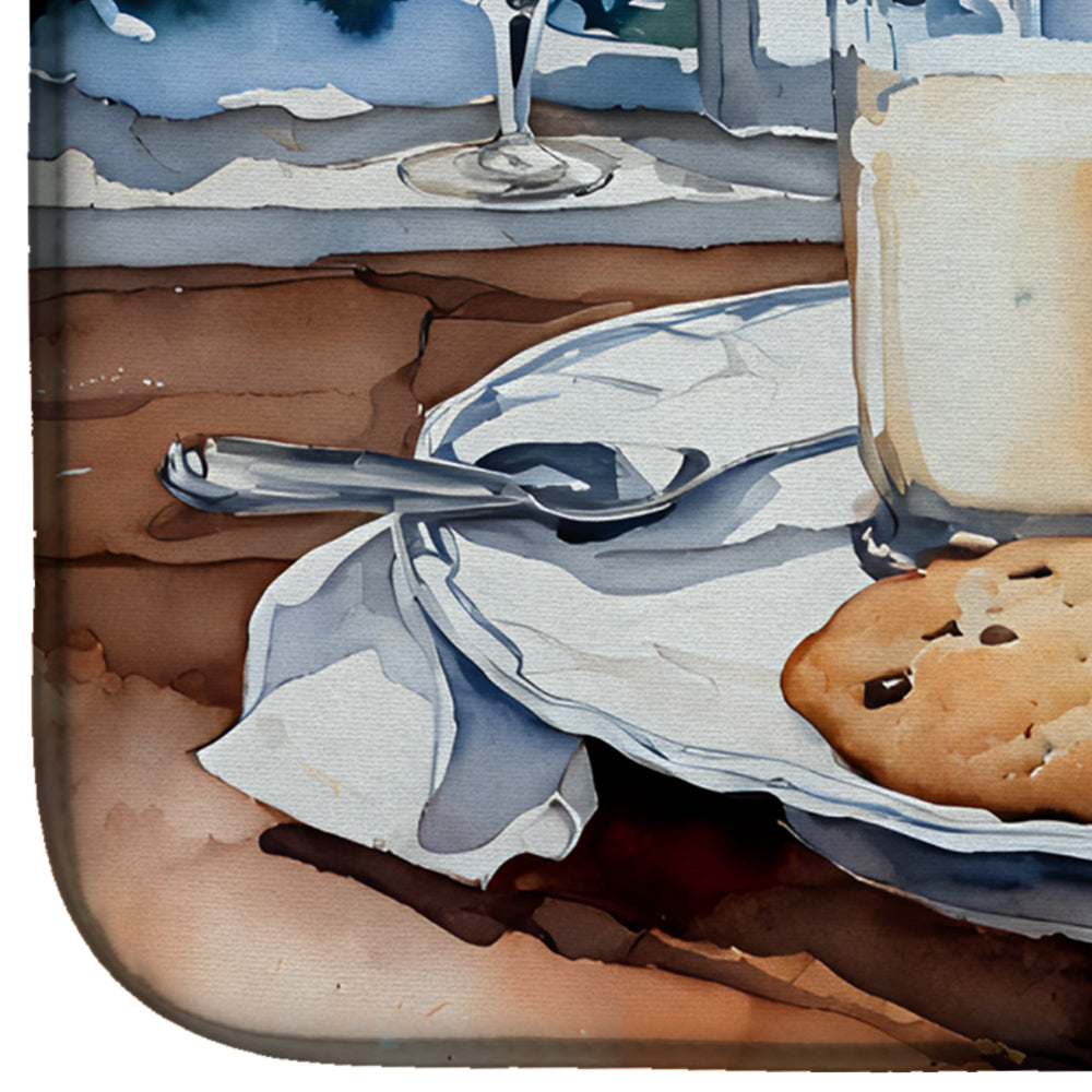 Christmas Cookies for Santa Dish Drying Mat