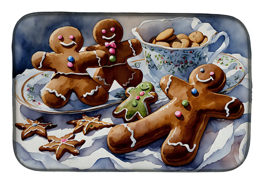 Buy this Christmas Gingerbread Dish Drying Mat