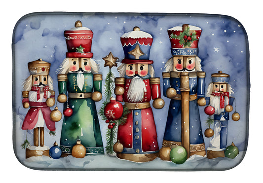 Buy this Christmas Nutcrackers Dish Drying Mat