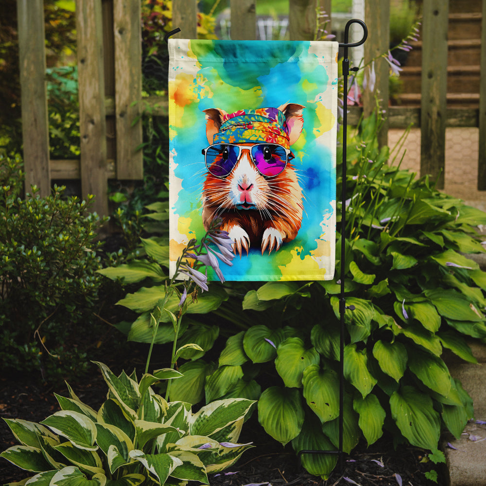 Hippie Animal Guinea Pig Garden Flag