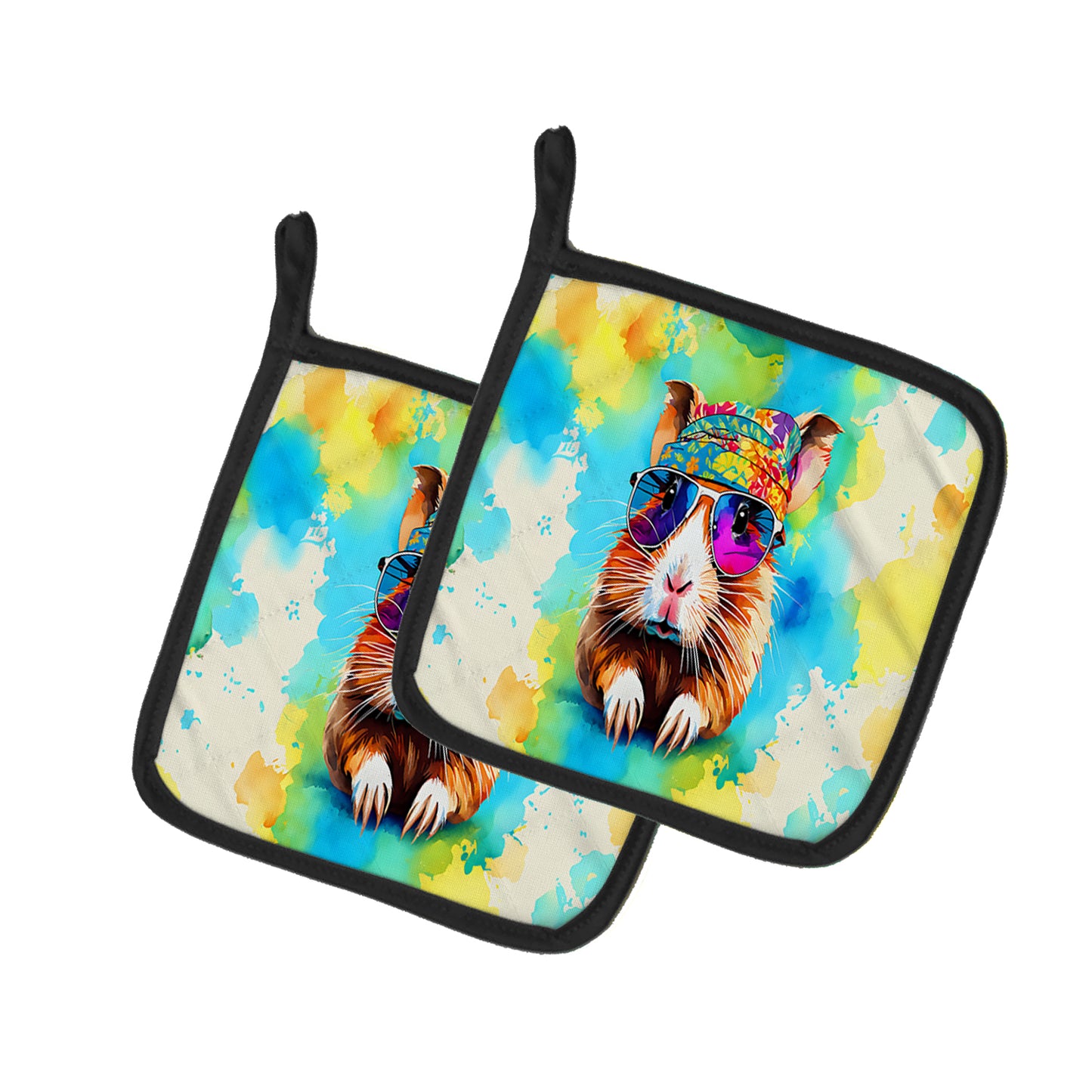 Buy this Hippie Animal Guinea Pig Pair of Pot Holders