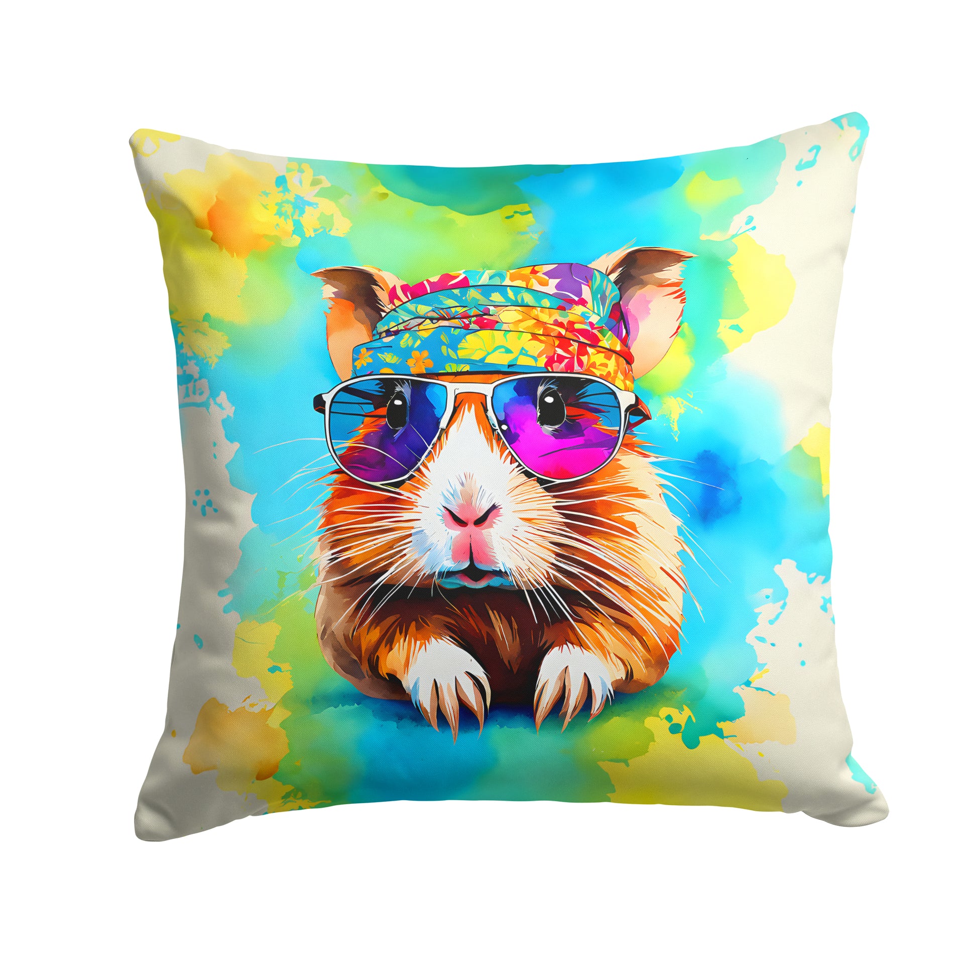 Buy this Hippie Animal Guinea Pig Throw Pillow