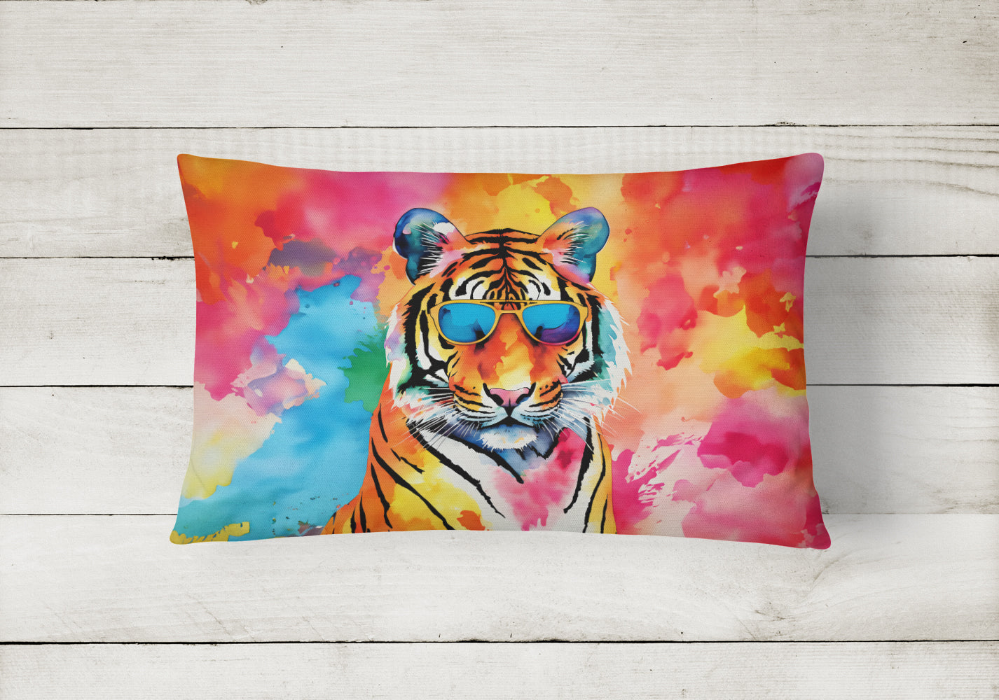 Hippie Animal Bengal Tiger Throw Pillow