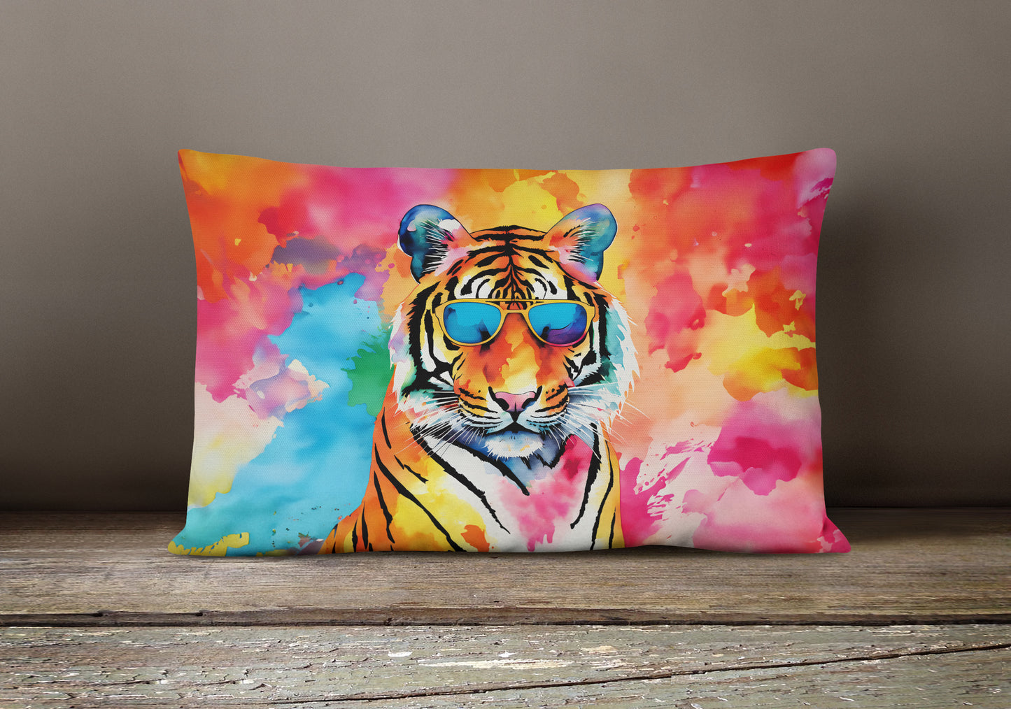 Hippie Animal Bengal Tiger Throw Pillow
