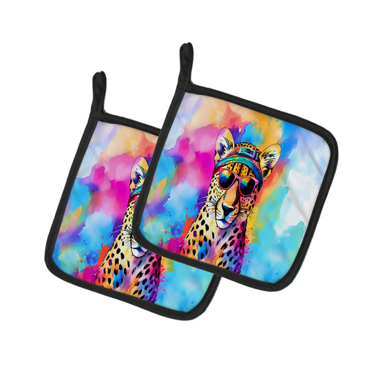 Buy this Hippie Animal Cheetah Pair of Pot Holders