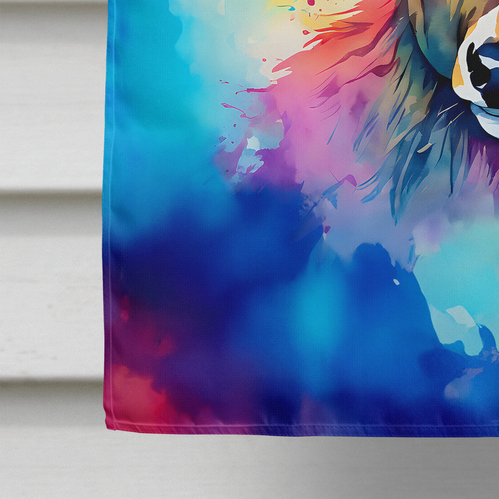 Hippie Animal Deer House Flag