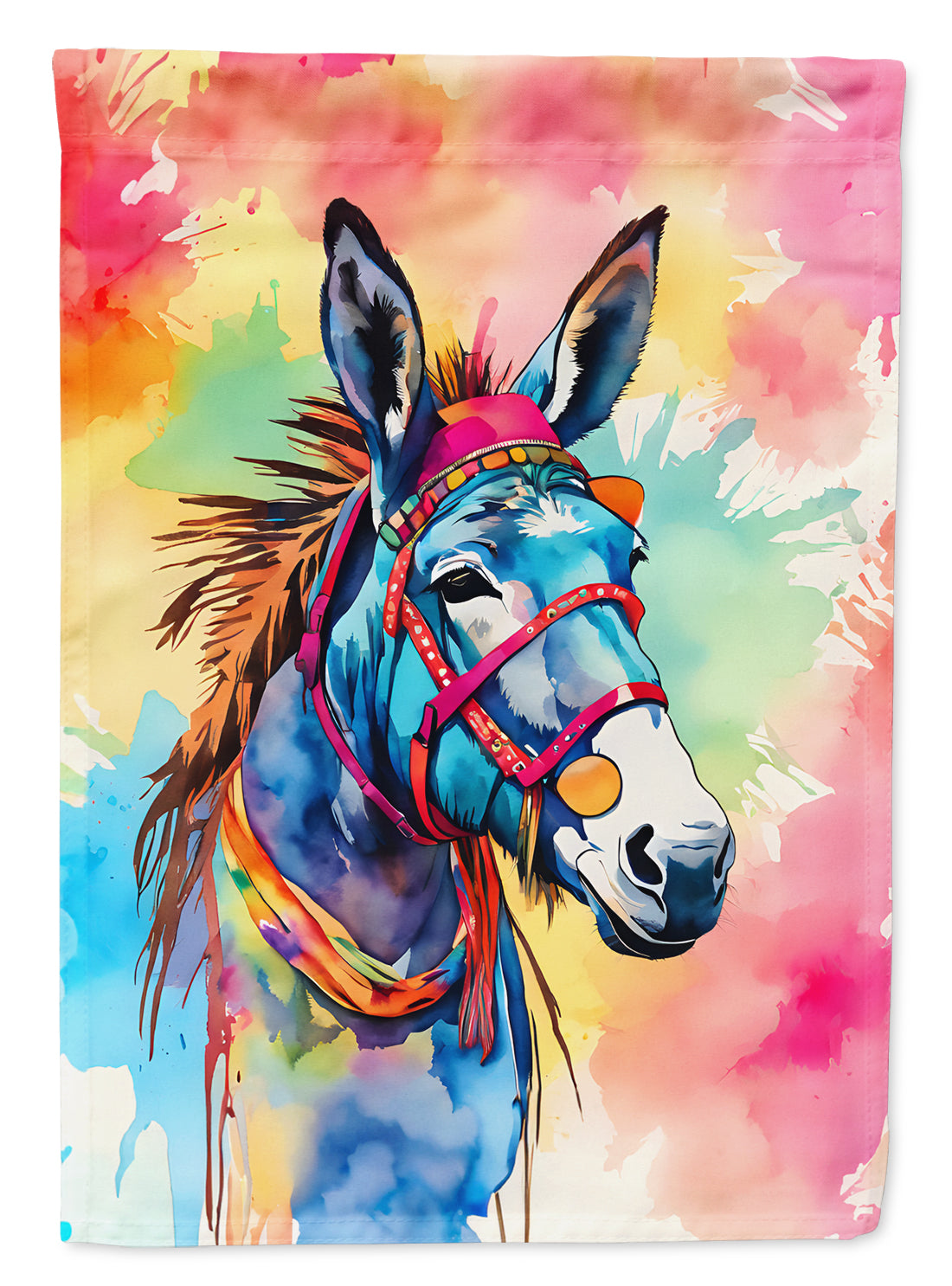 Buy this Hippie Animal Donkey Garden Flag