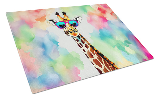 Buy this Hippie Animal Giraffe Glass Cutting Board