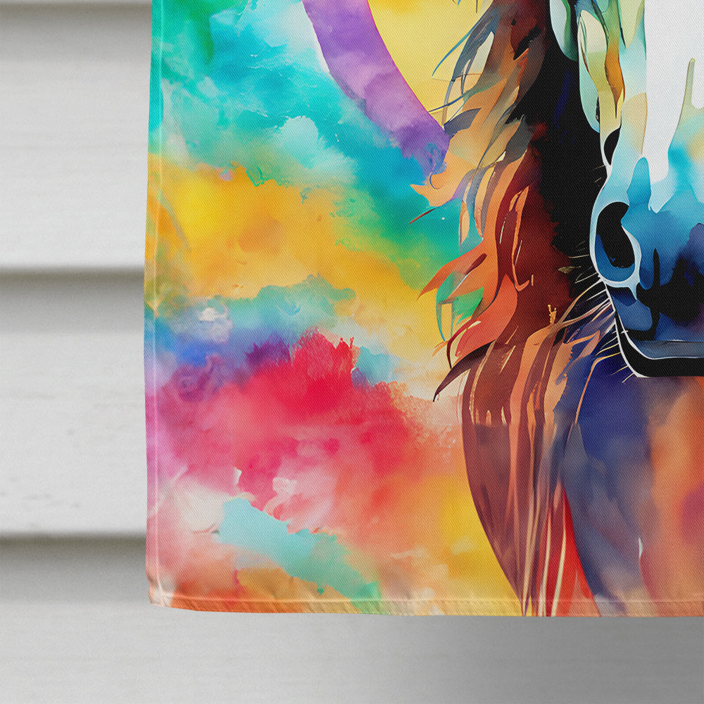 Hippie Animal Horse House Flag