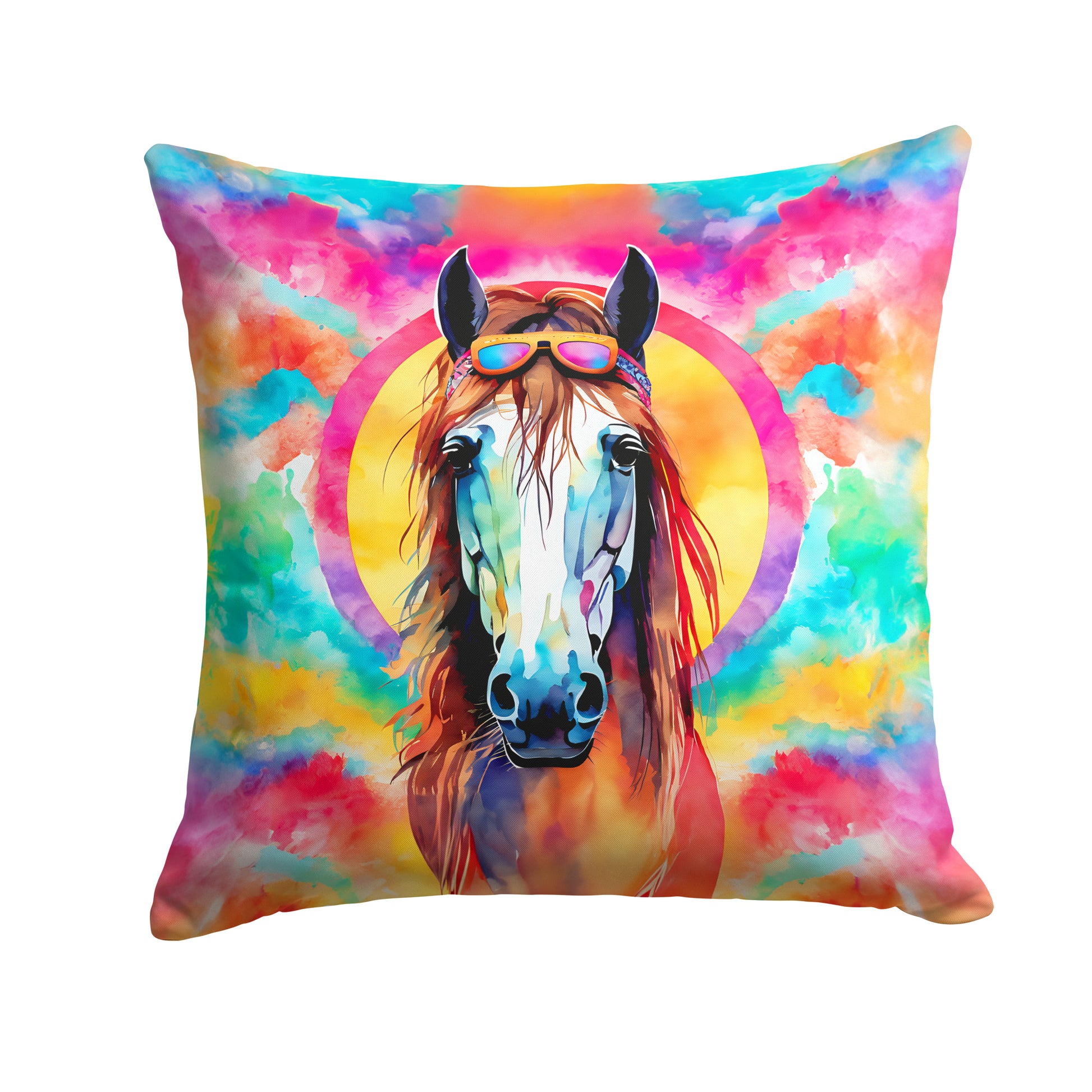 Buy this Hippie Animal Horse Throw Pillow