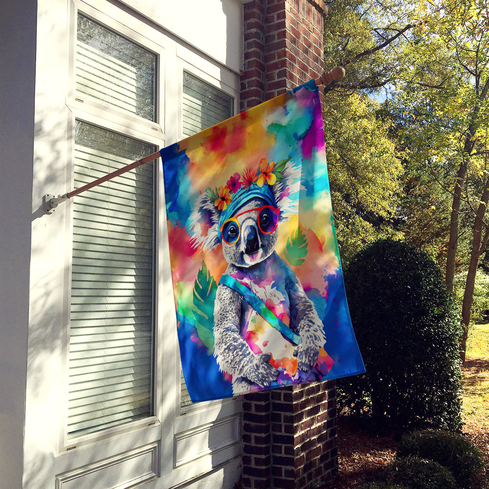 Hippie Animal Koala House Flag