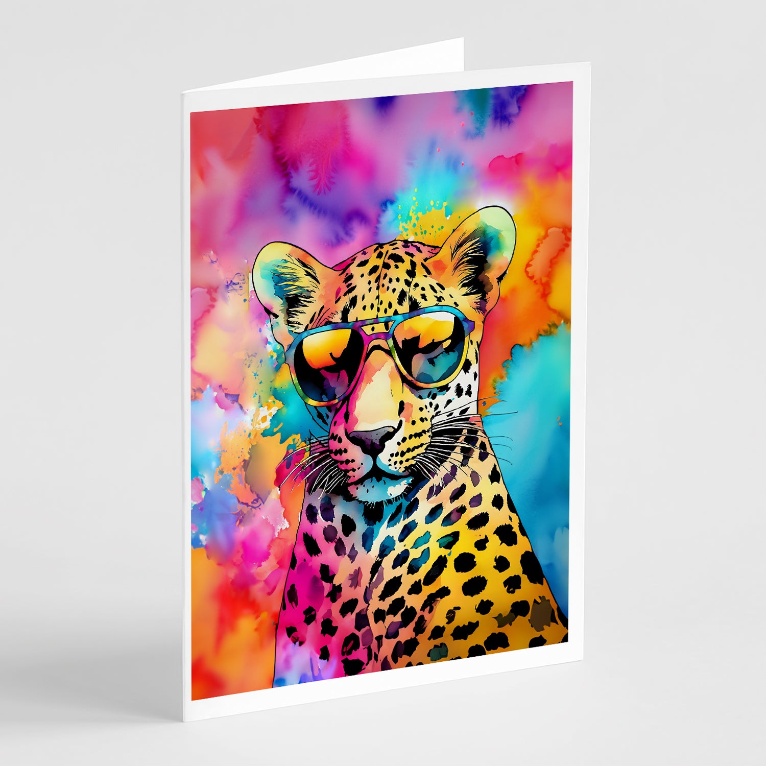 Buy this Hippie Animal Leopard Greeting Cards Pack of 8