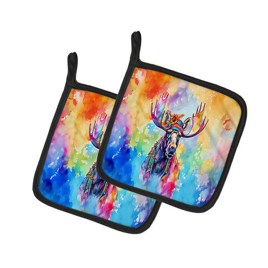 Buy this Hippie Animal Moose Pair of Pot Holders