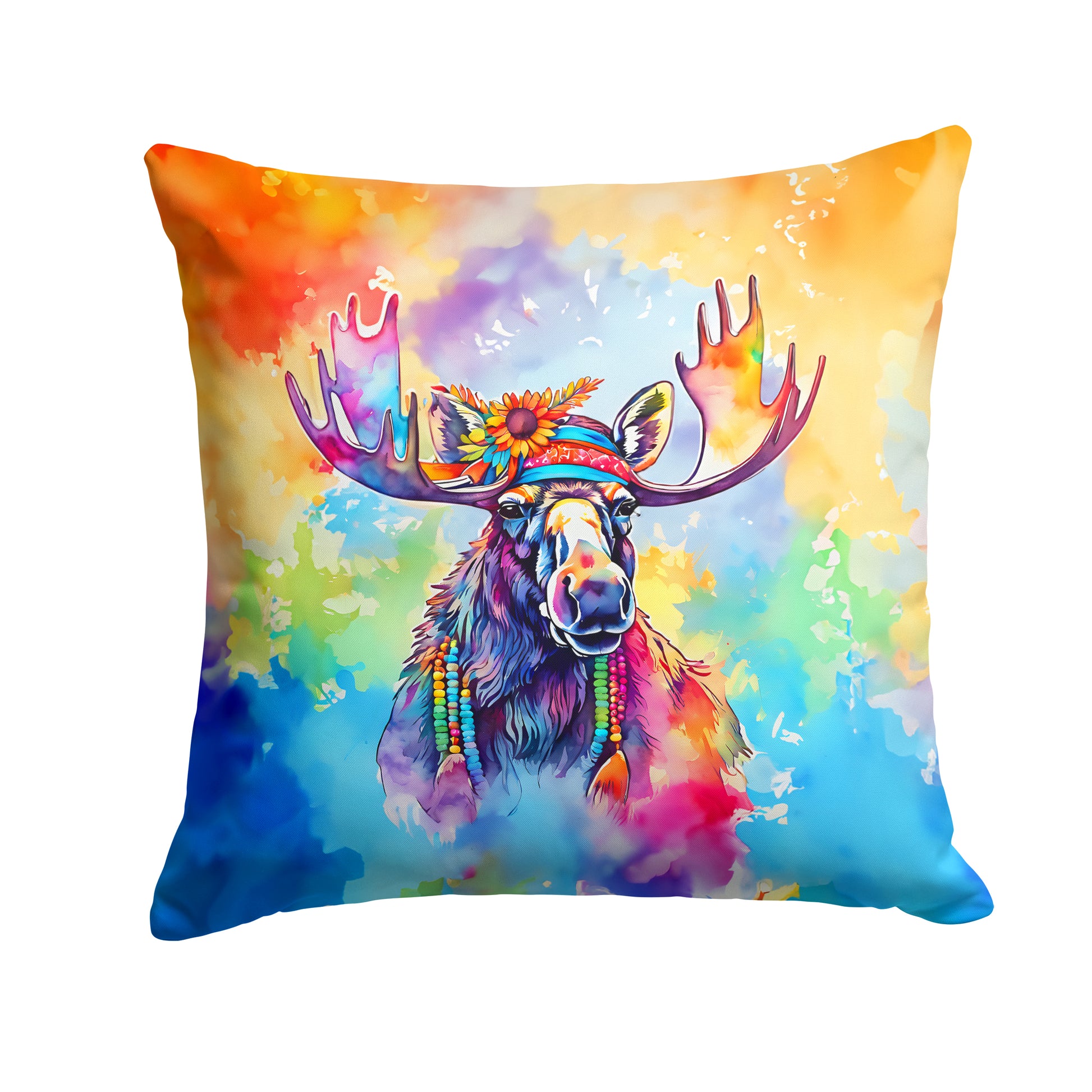 Buy this Hippie Animal Moose Throw Pillow