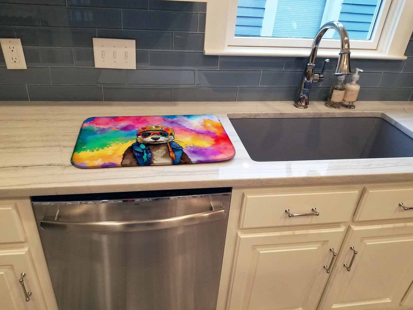 Hippie Animal Otter Dish Drying Mat