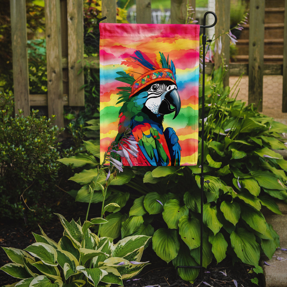 Hippie Animal Parrot Garden Flag