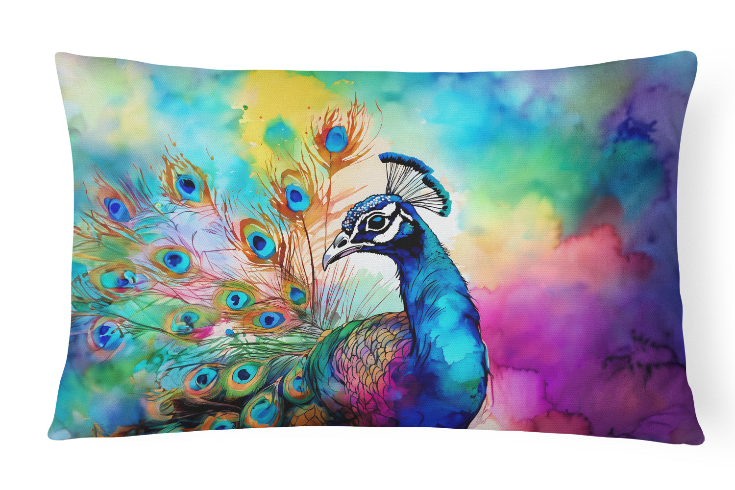 Buy this Hippie Animal Peacock Throw Pillow