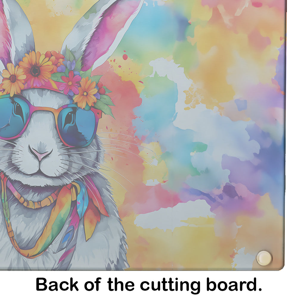 Hippie Animal Rabbit Glass Cutting Board