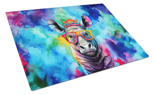 Buy this Hippie Animal Rhinoceros Glass Cutting Board