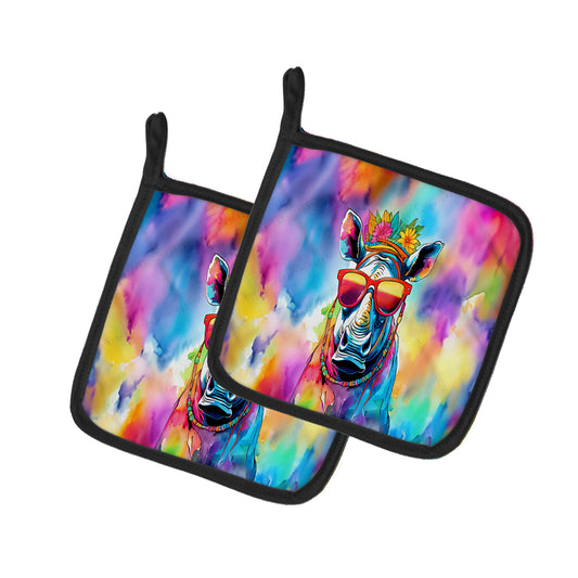 Buy this Hippie Animal Rhinoceros Pair of Pot Holders