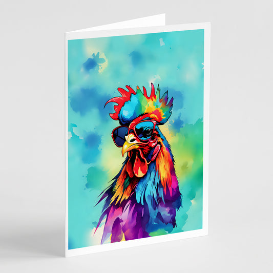 Buy this Hippie Animal Rooster Greeting Cards Pack of 8